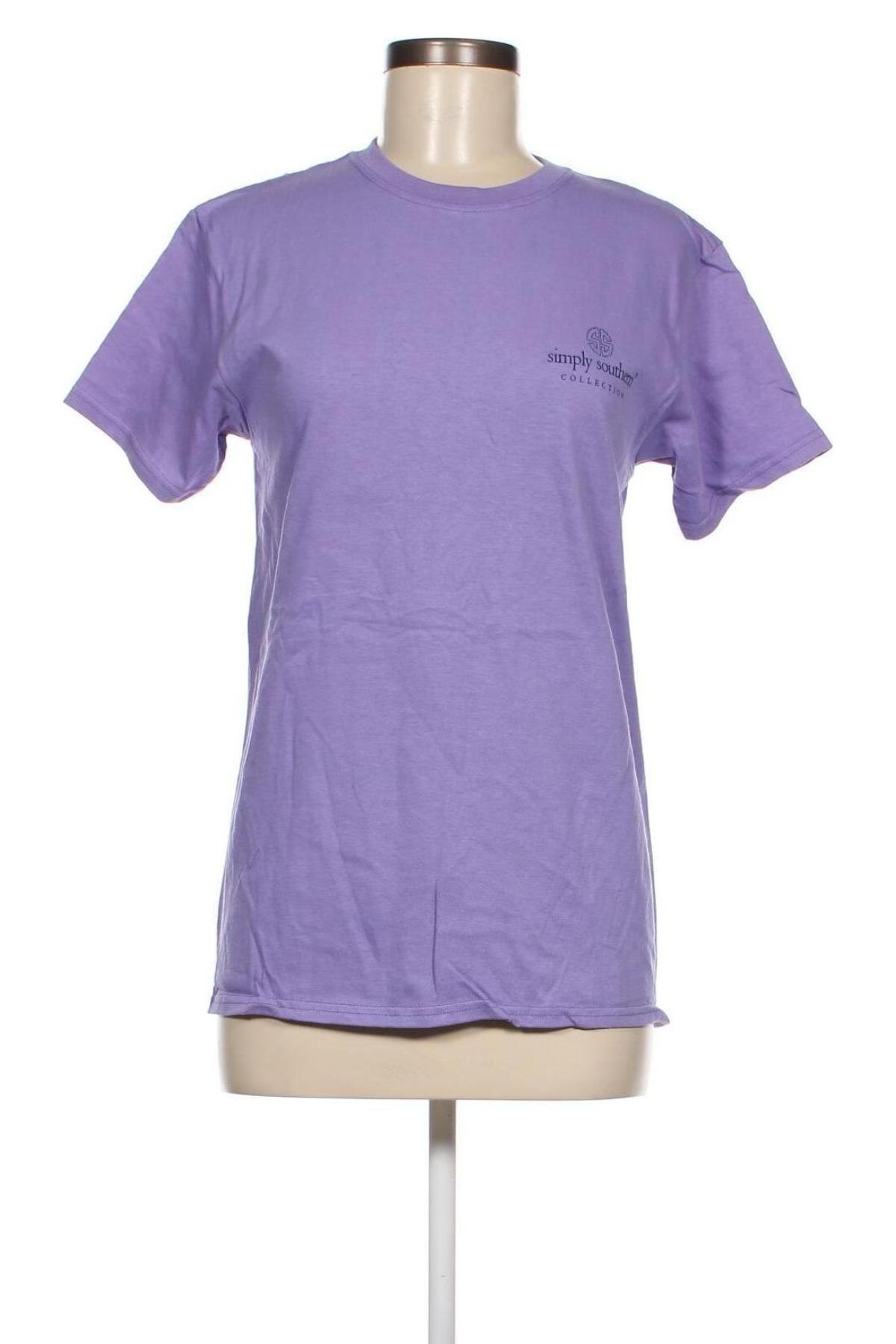 Дамска тениска Simply Southern, Размер S, Цвят Лилав, Цена 9,75 лв.