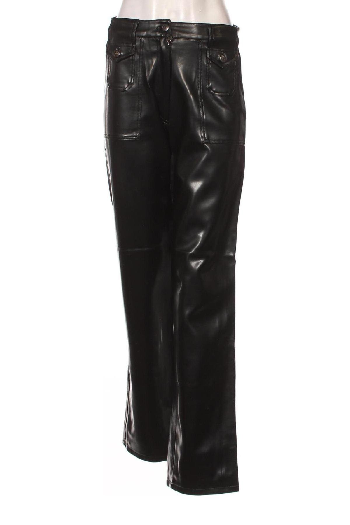 Γυναικείο παντελόνι δερμάτινο Nitty Gritty, Μέγεθος M, Χρώμα Μαύρο, Τιμή 4,32 €
