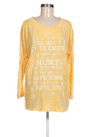 Γυναικεία μπλούζα, Μέγεθος XL, Χρώμα Κίτρινο, Τιμή 5,48 €