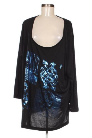 Γυναικεία μπλούζα, Μέγεθος 4XL, Χρώμα Μαύρο, Τιμή 5,88 €