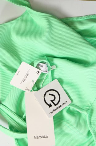 Дамска блуза - боди Bershka, Размер S, Цвят Зелен, Цена 21,00 лв.