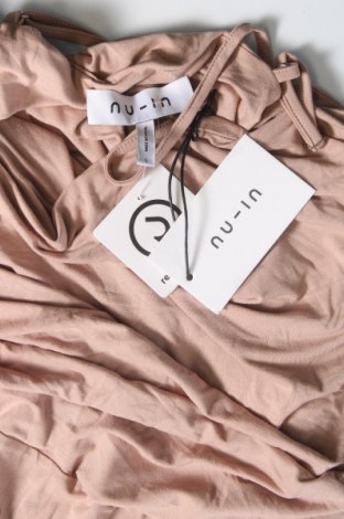Дамска блуза - боди NU-IN, Размер L, Цвят Бежов, Цена 14,26 лв.