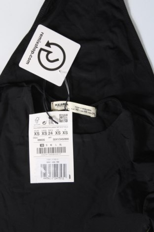 Дамска блуза - боди Pull&Bear, Размер XS, Цвят Черен, Цена 10,54 лв.