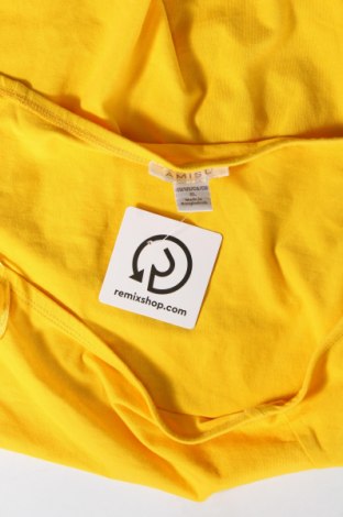 Γυναικεία μπλούζα Amisu, Μέγεθος XL, Χρώμα Κίτρινο, Τιμή 5,70 €