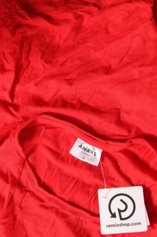 Γυναικεία μπλούζα Aware by Vero Moda, Μέγεθος S, Χρώμα Κόκκινο, Τιμή 3,09 €