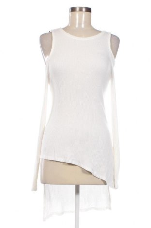Damen Shirt Bershka, Größe S, Farbe Weiß, Preis 5,10 €