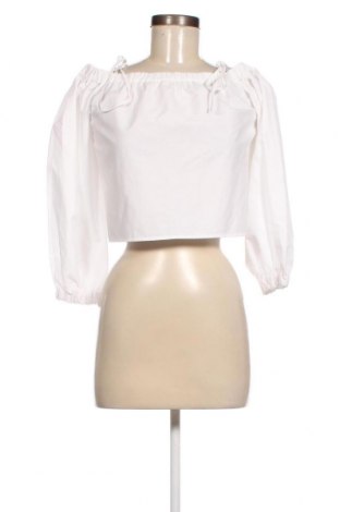 Damen Shirt Bershka, Größe S, Farbe Weiß, Preis 5,25 €