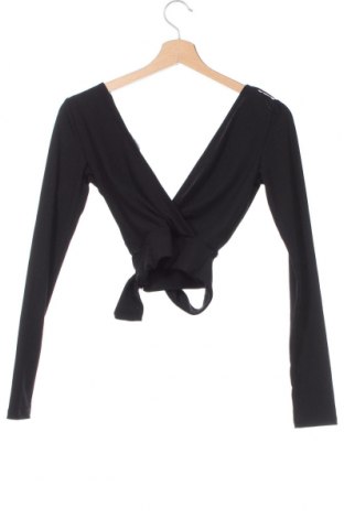 Γυναικεία μπλούζα Bershka, Μέγεθος XS, Χρώμα Μαύρο, Τιμή 5,29 €