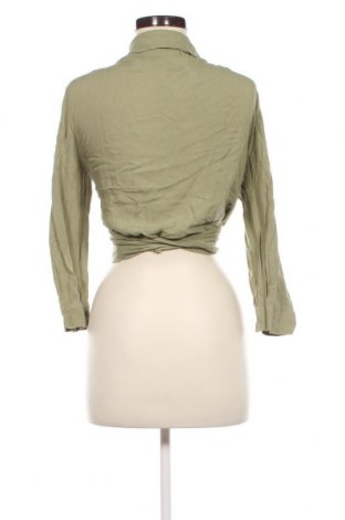 Damen Shirt Bershka, Größe M, Farbe Grün, Preis 3,97 €