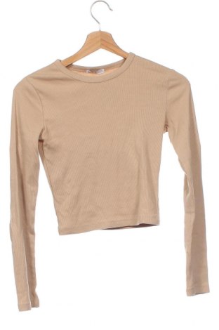 Damen Shirt Bershka, Größe XS, Farbe Beige, Preis € 4,67