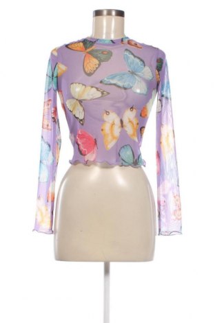 Дамска блуза Bershka, Размер S, Цвят Многоцветен, Цена 21,69 лв.