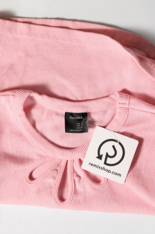 Damen Shirt Bershka, Größe S, Farbe Rosa, Preis € 3,97