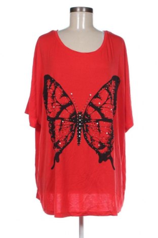 Дамска блуза Bpc Bonprix Collection, Размер 3XL, Цвят Червен, Цена 19,00 лв.