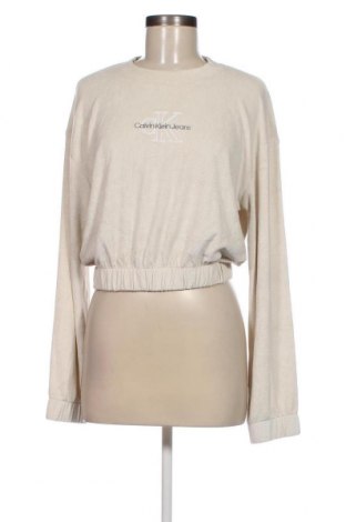 Damen Shirt Calvin Klein Jeans, Größe M, Farbe Ecru, Preis 35,16 €