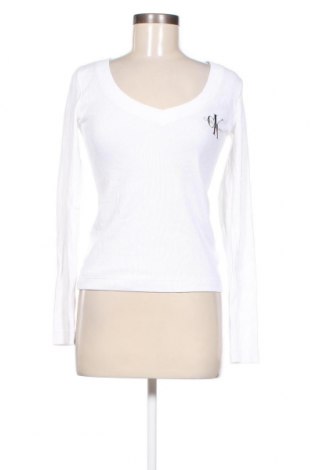 Γυναικεία μπλούζα Calvin Klein Jeans, Μέγεθος S, Χρώμα Λευκό, Τιμή 28,76 €