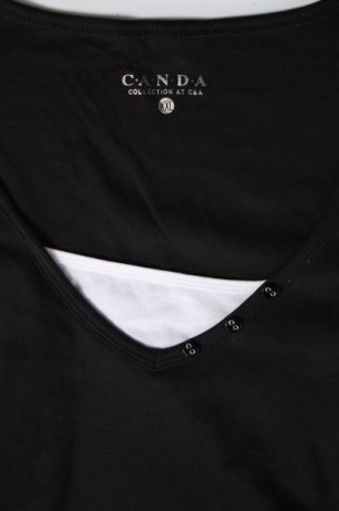 Дамска блуза Canda, Размер XXL, Цвят Черен, Цена 9,31 лв.