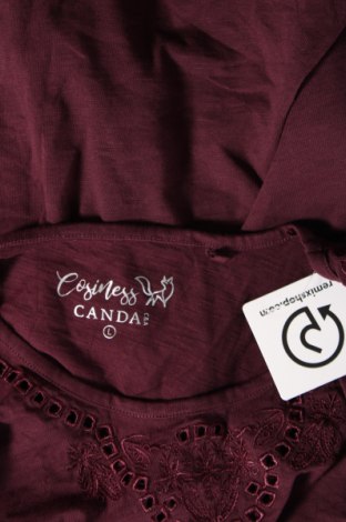 Γυναικεία μπλούζα Canda, Μέγεθος L, Χρώμα Κόκκινο, Τιμή 4,11 €