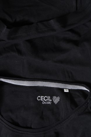 Γυναικεία μπλούζα Cecil, Μέγεθος L, Χρώμα Μαύρο, Τιμή 9,46 €