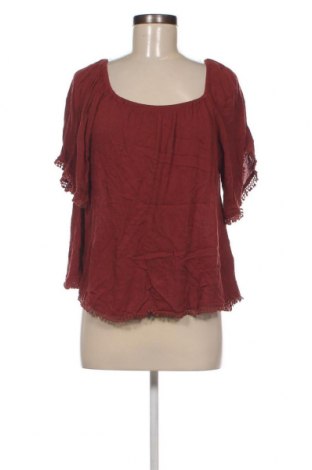 Дамска блуза Clockhouse, Размер XS, Цвят Кафяв, Цена 6,65 лв.