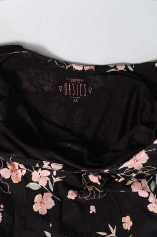 Дамска блуза Clockhouse, Размер XS, Цвят Черен, Цена 5,70 лв.
