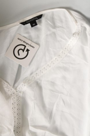 Γυναικεία μπλούζα Comma,, Μέγεθος L, Χρώμα Λευκό, Τιμή 13,36 €