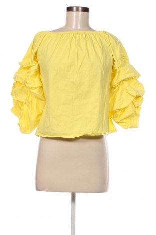 Дамска блуза Defacto, Размер M, Цвят Жълт, Цена 10,83 лв.