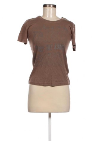 Γυναικείο t-shirt Diesel, Μέγεθος M, Χρώμα Καφέ, Τιμή 25,32 €