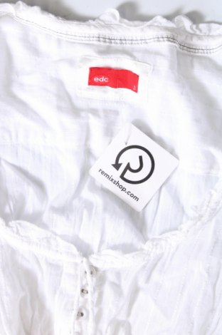 Γυναικεία μπλούζα Edc By Esprit, Μέγεθος S, Χρώμα Λευκό, Τιμή 17,39 €