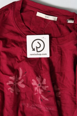 Γυναικεία μπλούζα Edc By Esprit, Μέγεθος S, Χρώμα Κόκκινο, Τιμή 5,26 €