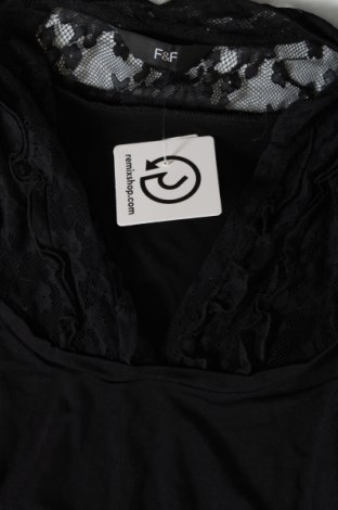 Дамска блуза F&F, Размер M, Цвят Черен, Цена 11,14 лв.