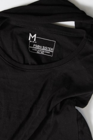 Дамска блуза FSBN Sister, Размер M, Цвят Черен, Цена 7,60 лв.