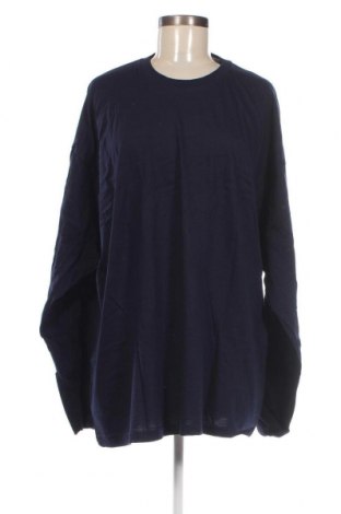 Γυναικεία μπλούζα Fruit Of The Loom, Μέγεθος XXL, Χρώμα Μπλέ, Τιμή 5,40 €