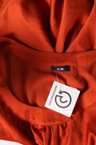 Дамска блуза G.W., Размер XL, Цвят Оранжев, Цена 21,60 лв.