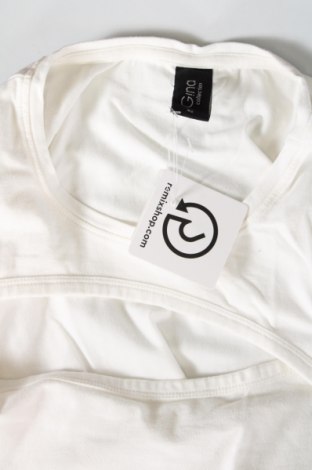 Γυναικεία μπλούζα Gina, Μέγεθος L, Χρώμα Λευκό, Τιμή 5,40 €