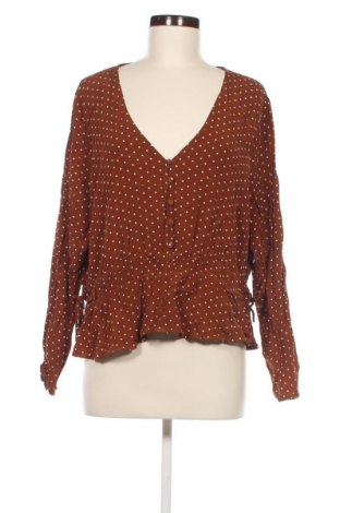 Дамска блуза H&M, Размер XXL, Цвят Кафяв, Цена 8,55 лв.