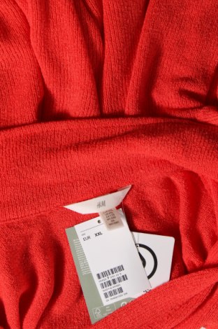 Дамска блуза H&M, Размер XXL, Цвят Червен, Цена 31,00 лв.