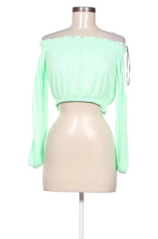 Дамска блуза H&M Divided, Размер XS, Цвят Зелен, Цена 6,65 лв.