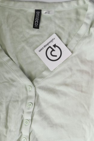 Damen Shirt H&M Divided, Größe XXS, Farbe Grün, Preis 4,63 €