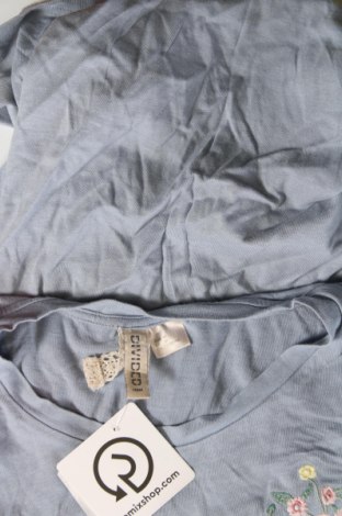 Дамска блуза H&M Divided, Размер M, Цвят Син, Цена 10,83 лв.