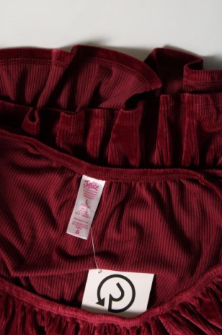 Γυναικεία μπλούζα Justice, Μέγεθος L, Χρώμα Κόκκινο, Τιμή 5,41 €