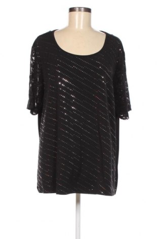 Γυναικεία μπλούζα Komplimente, Μέγεθος 3XL, Χρώμα Μαύρο, Τιμή 11,57 €