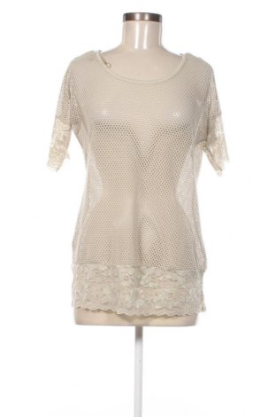 Дамска блуза Laura Torelli, Размер M, Цвят Бежов, Цена 36,10 лв.