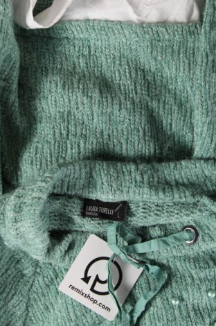 Дамска блуза Laura Torelli, Размер L, Цвят Зелен, Цена 6,65 лв.