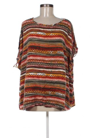Дамска блуза Laura Torelli, Размер 4XL, Цвят Многоцветен, Цена 10,45 лв.
