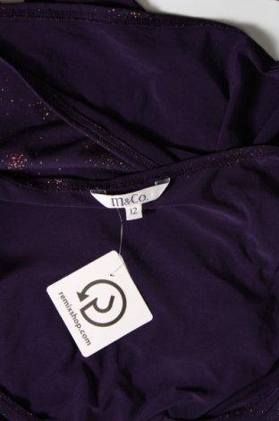 Γυναικεία μπλούζα M&Co., Μέγεθος M, Χρώμα Βιολετί, Τιμή 5,83 €