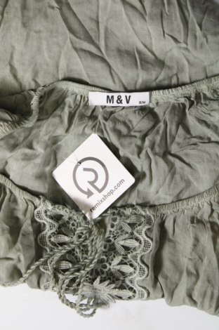 Дамска блуза M&V, Размер S, Цвят Зелен, Цена 5,70 лв.