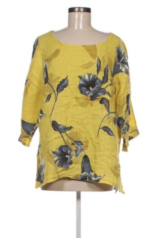 Дамска блуза Made In Italy, Размер 3XL, Цвят Жълт, Цена 10,45 лв.