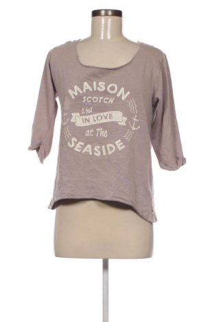 Γυναικεία μπλούζα Maison Scotch, Μέγεθος S, Χρώμα Γκρί, Τιμή 23,20 €
