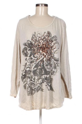 Γυναικεία μπλούζα Mia Moda, Μέγεθος 3XL, Χρώμα  Μπέζ, Τιμή 18,93 €