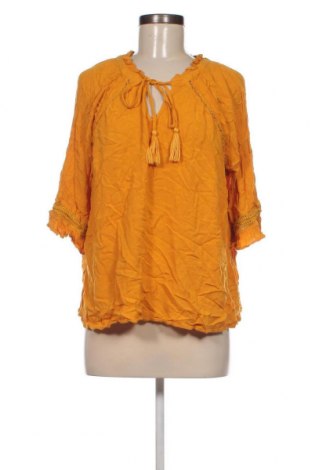 Γυναικεία μπλούζα Ms Mode, Μέγεθος M, Χρώμα Κίτρινο, Τιμή 4,11 €